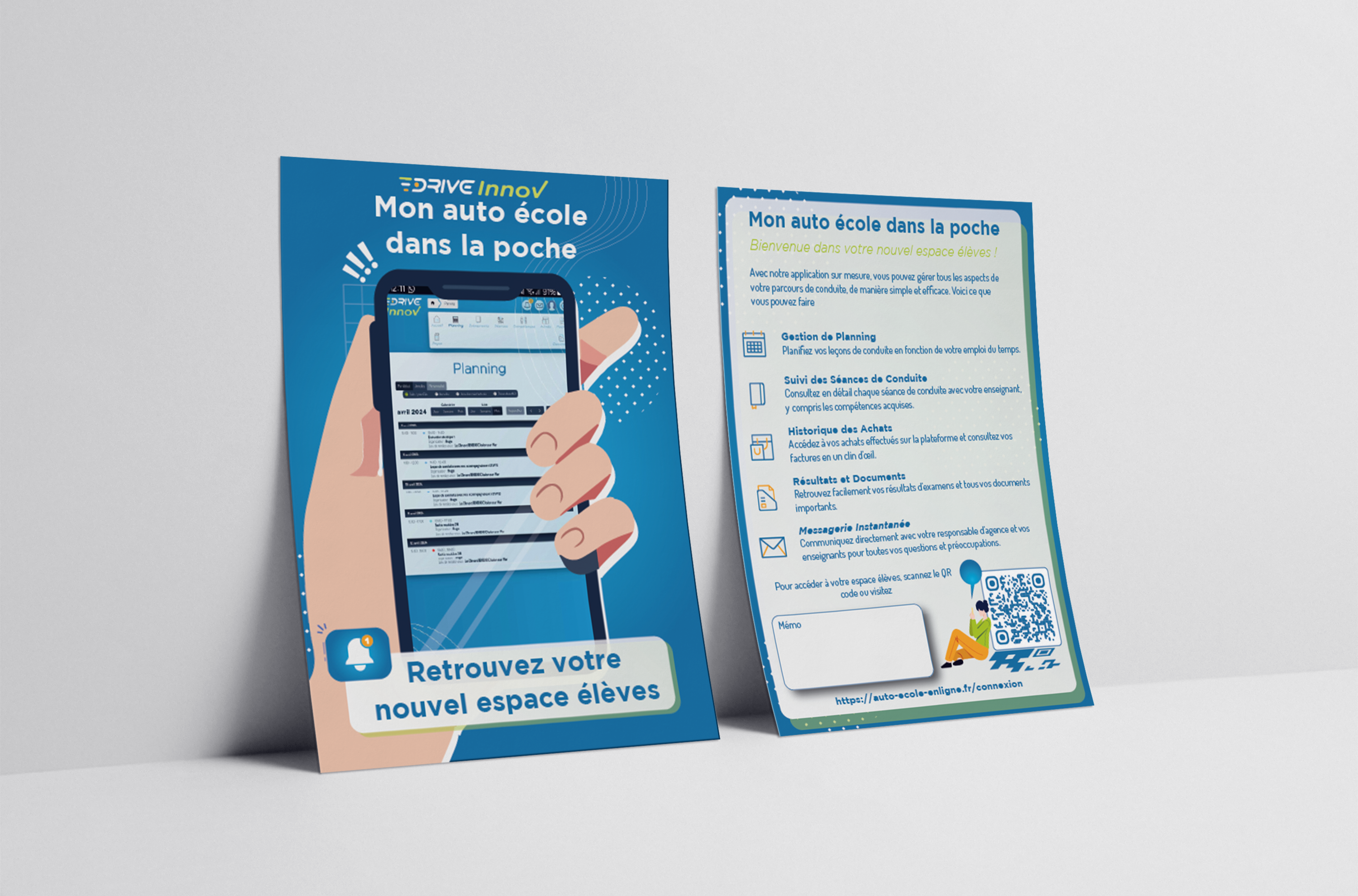 Flyer app Drive Innov